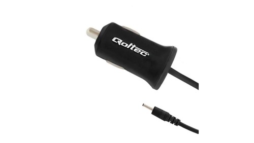 Qoltec Ładowarka samochodowa 12-24V 12W 5V 2.4A 2.5*0.7 1.4m