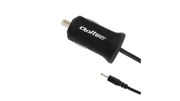 Qoltec Ładowarka samochodowa 12-24V 12W 5V 2.4A 2.5*0.7 1.4m