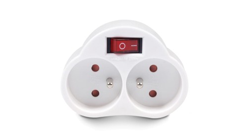 Gniazdko prądowe X2 z wyłącznikiem Maclean Energy MCE31 3680W MCE31