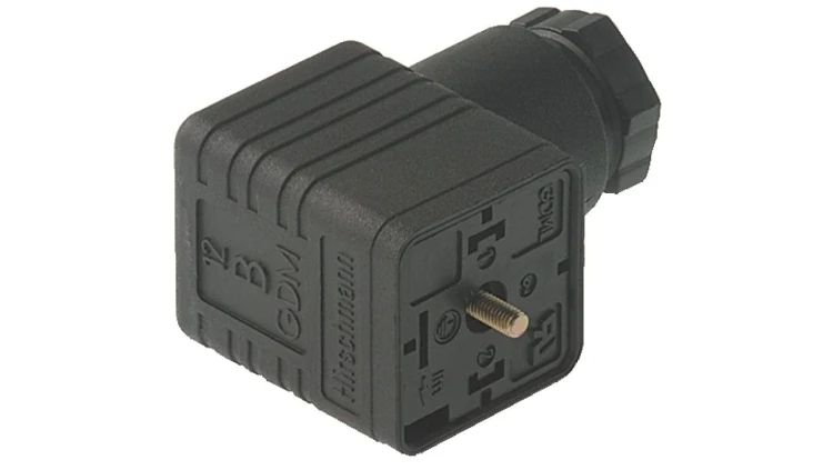 Złącze zaworowe typu A żeńskie dławik PG11 250V 2A 2+PE GDML 2011 GB 1 schwarz