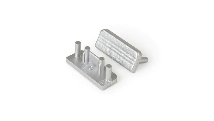 Zaślepka do profil Surface10 srebrnaGEN2 bez otworu 77990040 /1szt/