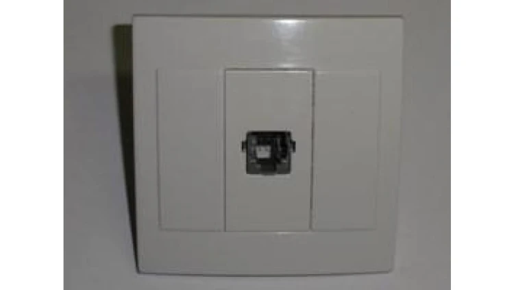 Gniazdo telefoniczne p/t RJ-12 6p6c bez pazurków GTP-16M