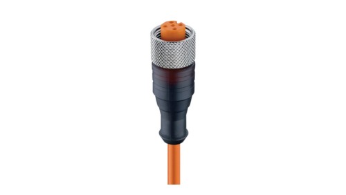 Kabel konfekcjonowany jednostronnie złącze M12 żeńskie proste z gwintem samoblokującym 5-pinowe RKT 5-56/5 M