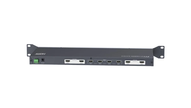 Przełącznik matrycowy HDMI switch Matrix 4 wejścia x 4 wyjścia HDMI 4Kx2K LKV414