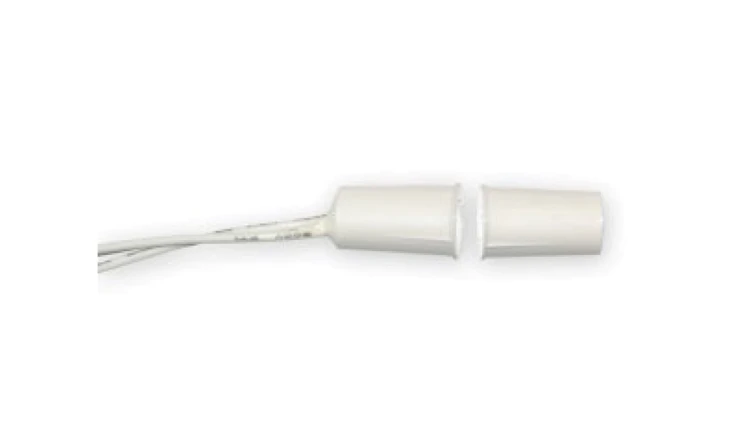 Wpuszczany, 20mm, nc, białyW, brązowyB, plastikowy MV-P03 W biały