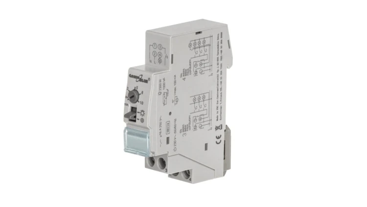Automat schodowy na szynę DIN GB114 GreenBlue regulacja 30s-10m max 2300 W GB114