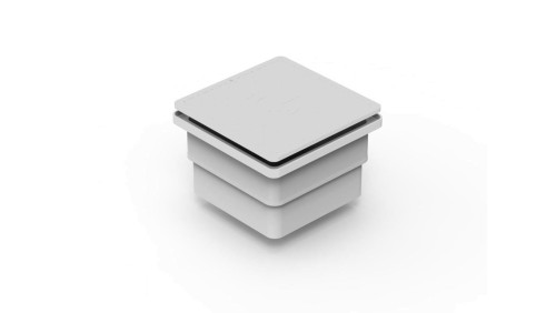 Skrzynka kontrolna do elewacji 140x140x100mm MAX szara 68.2/SZARA PL /96801208/