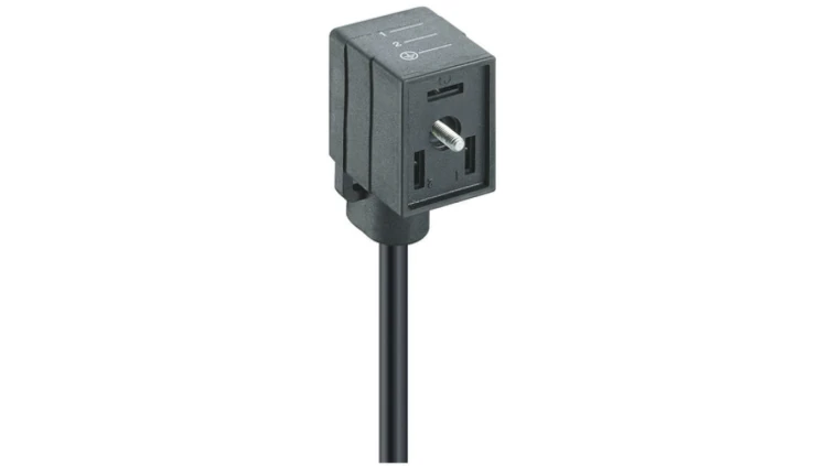 Kabel konfekcjonowany jednostronnie zakończony złącze zaworowe typ B 3-pinowe VB 1D-3-2-205/2 M