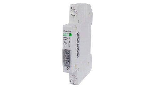 Lampka kontrolna żółta półmodułowa 230V