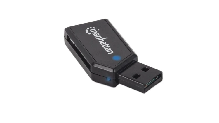 Czytnik Kart Pamięci 24w1 SD/MicroSD/MMC USB 2.0 Manhattan
