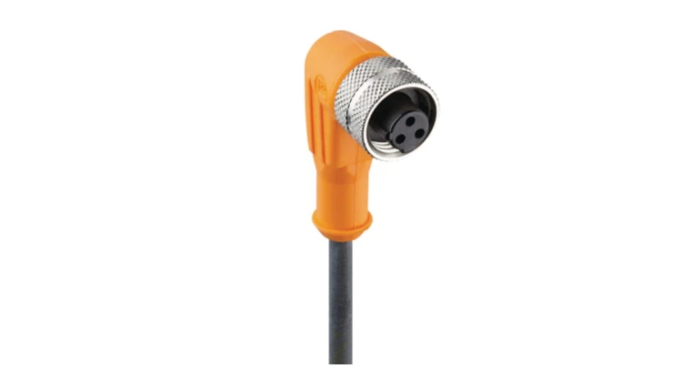 Kabel konfekcjonowany jednostronnie zakończony złącze 1/2 żeńskie kątowe 3-pinowe RKWT 3U-226/5 M