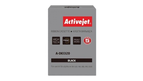 Taśma barwiąca Activejet A-OKI320 (zamiennik OKI 9002303 Supreme czarny)