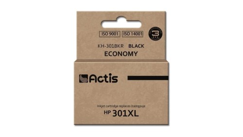 Tusz ACTIS KH-301BKR (zamiennik HP 301XL CH563EE Standard 15 ml czarny)