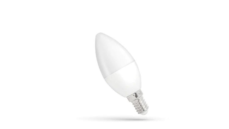 LED ŚWIECOWA E-14 230V 6W CW DIMMABLE SPECTRUM