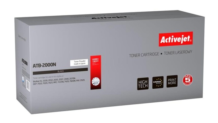 Toner Activejet ATB-2000N (zamiennik Brother TN-2000/TN-2005 Supreme 2500 stron czarny)