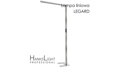 Lampa LED,HanksLight,stojąca, alu,1200*2146mm,up21W/down36W,4000K L4703010 (legard)