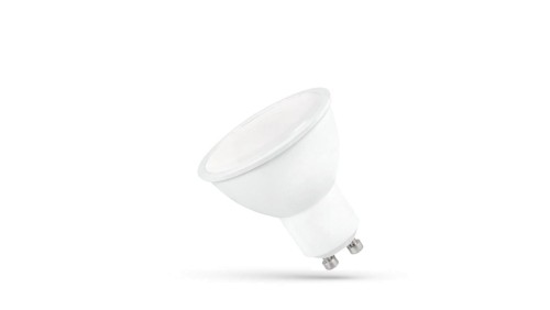 LED GU10 230V 6W SMD NW z MLECZNĄ SZYBKĄ biała SPECTRUM