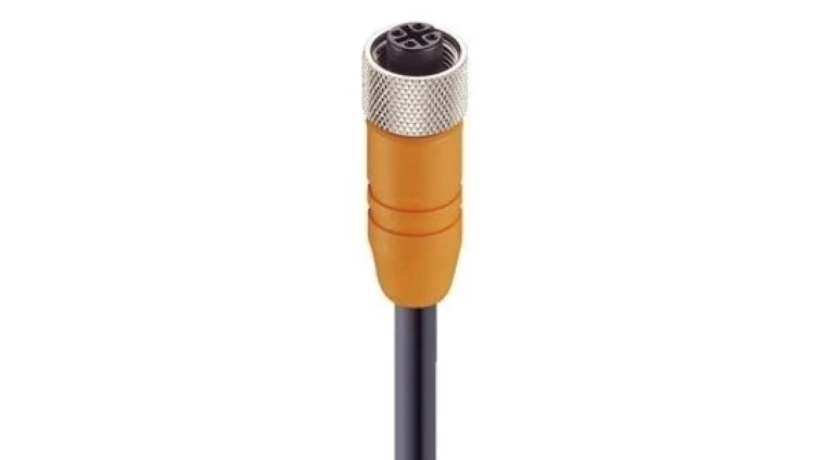 Kabel konfekcjonowany jednostronnie złącze M12 żeńskie proste z gwintowanym połączeniem 5-pinowe PUR RKTS 5-298/30 M