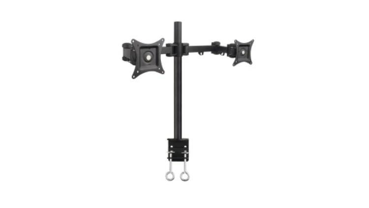 Uchwyt biurkowy do dwóch monitorów LED/LCD 13-27 L-02 ART seria premium Ramm L-02