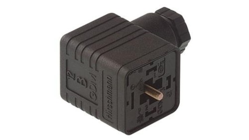 Złącze zaworowe przyłączeniowe do gniazda kabla typ A 4-pinowe 250 V GDM 3011 J schwarz