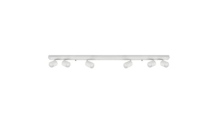 Lampa Oprawa SIENA-ALU-W/W 6xgu10 biała z białym przegubem