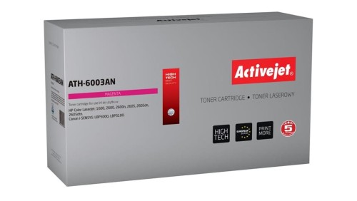 Toner Activejet ATH-6003AN (zamiennik HP 124A Q6003A, Canon CRG-707M Premium 2000 stron czerwony)