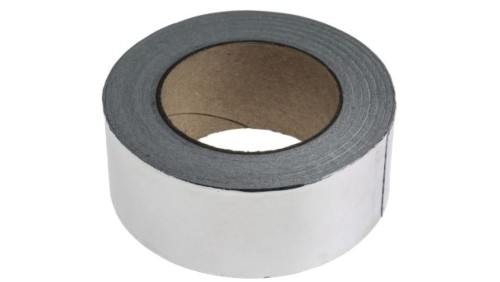 Taśma metalizowana, 0.08mm x 50mm x 45m, 3,8 N/cm, RS PRO