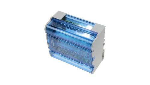 Modułowy blok rozdzielczy 100A materiał PA66, klasa V0, TH-35 na szynę DIN NBD 4-11-100A