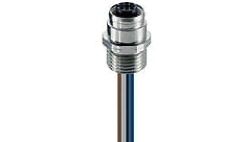 Złącze panelowe FIXCON/M12 żeńskie 5-pinowe montaż przedni gwint od strony obudowy M16x1.5 RKFM 5/1 M