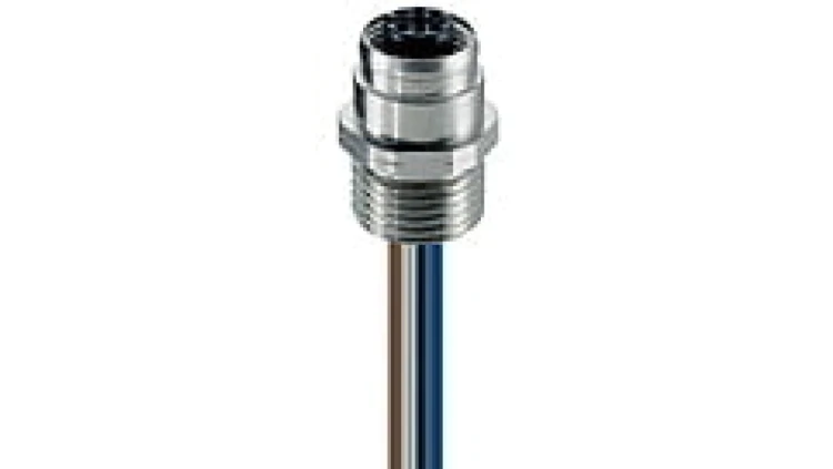 Złącze panelowe FIXCON/M12 żeńskie 5-pinowe montaż przedni gwint od strony obudowy M16x1.5 RKFM 5/1 M