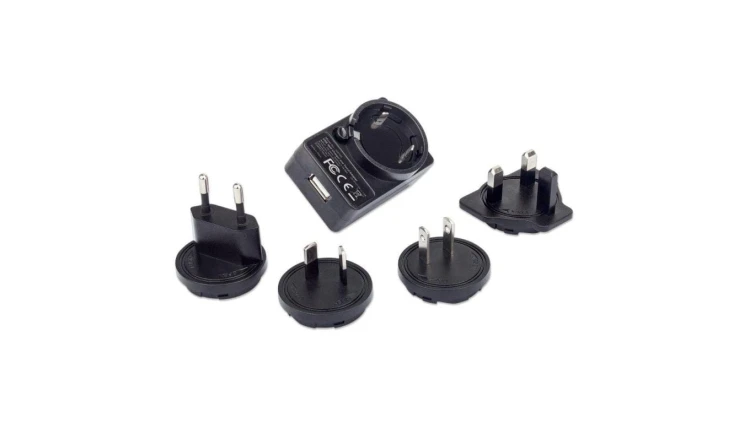 Sieciowa Ładowarka USB 5V 1A z Wtykami EU/UK/US/Australia 102155