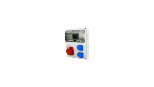 Rozdzielnica siłowa n/t 1x16A 5P 2x230V 11-modułowa IP44 230x300x120 NBOX-11M.5