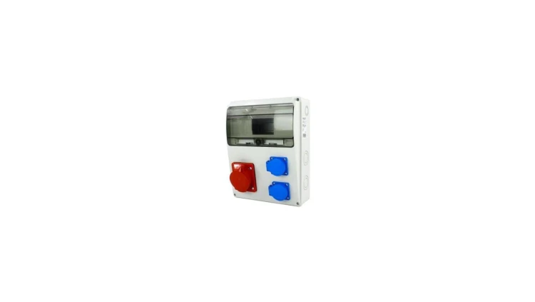 Rozdzielnica siłowa n/t 1x16A 5P 2x230V 11-modułowa IP44 230x300x120 NBOX-11M.5