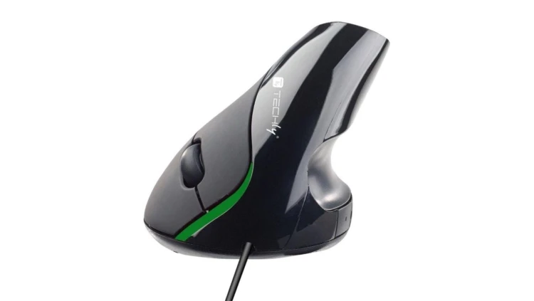 Pionowa Myszka Ergonomiczna USB 1000dpi Czarna