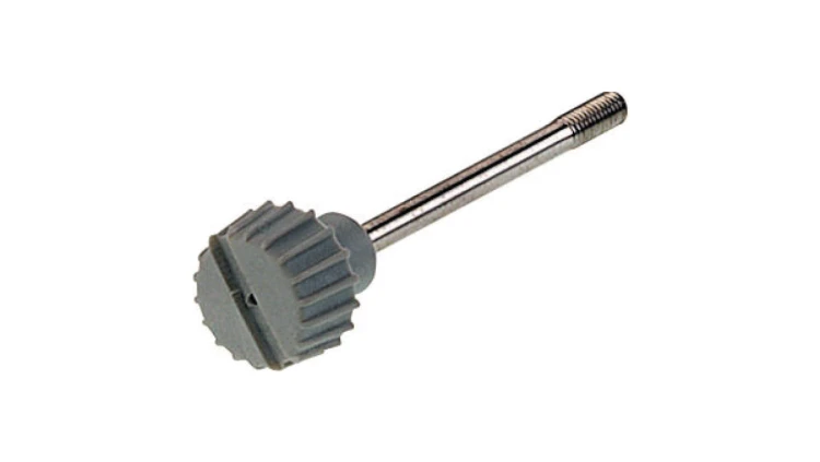 Central wkręcane M3 x 35 z głowicą radełkowaną szare GDM 3011-7 grau
