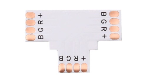 Złączka do taśmy led rgb 10mm PCB T