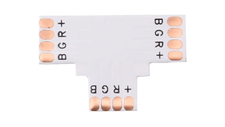 Złączka do taśmy led rgb 10mm PCB T