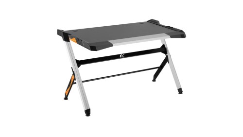 RS150 biurko gamingowe czarne Led 50 kg max