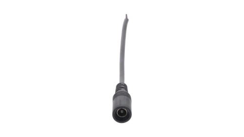 Gniazdo DC 5.5x2.5 przewód czarny 15cm 22awg