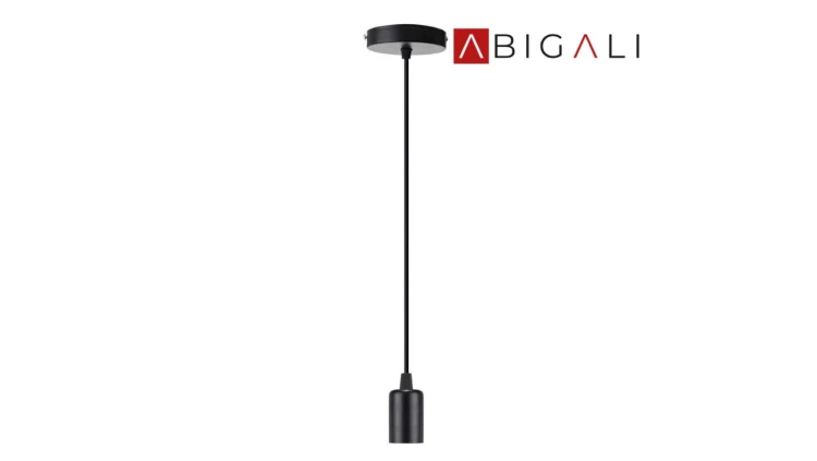 Abigali Zawiesie do żarówek E27 Czarne, ABIGALI-OW-E27