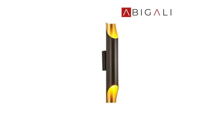 Abigali Kinkiet Straight Złoty 2xE14, ABIGALI-KGDE14