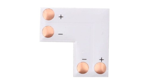 Złączka do taśmy led mono 10mm PCB L