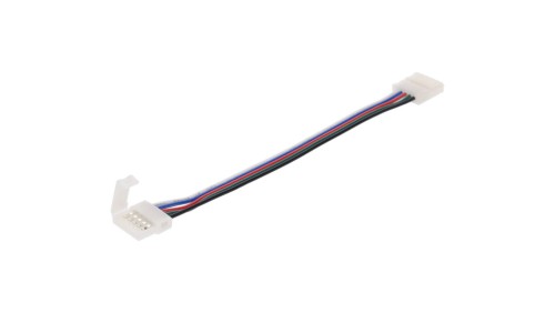 Złączka do taśmy led rgbw 10mm taśma-przewód-taśma