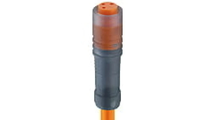 Kabel konfekcjonowany sensor/aktuator M8 jednostronnie zakończony 3-polowy żeńskie proste złącze RKM 3-06/5 M