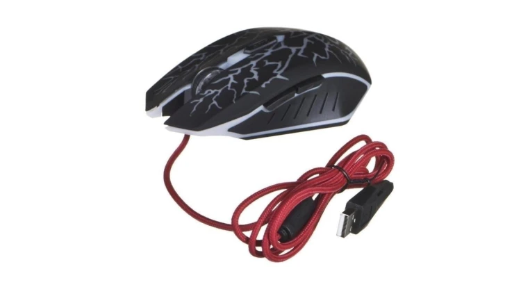 Mysz Esperanza Lightning EGM211R (optyczna 2400 DPI kolor czarny)