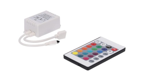 Sterownik LED RGB 3x2A 24-key IR 12V Prescot