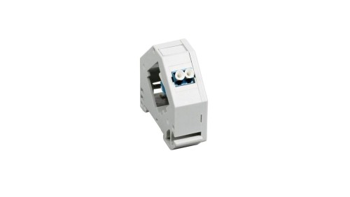Uchwyt adapter na szynę DIN ze złączem LC Duplex Singlemode