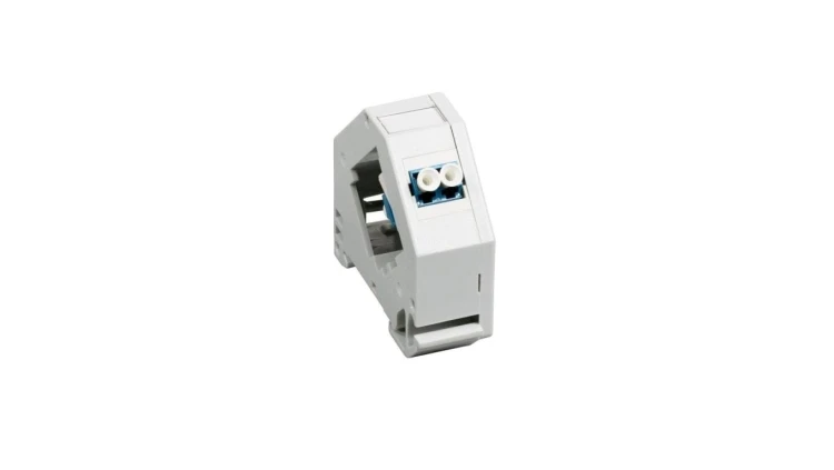 Uchwyt adapter na szynę DIN ze złączem LC Duplex Singlemode