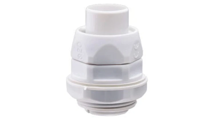 Przepust kablowy łączący 40mm z tworzywa jasnoszara IP54 ELIT01121 /opak. 25/