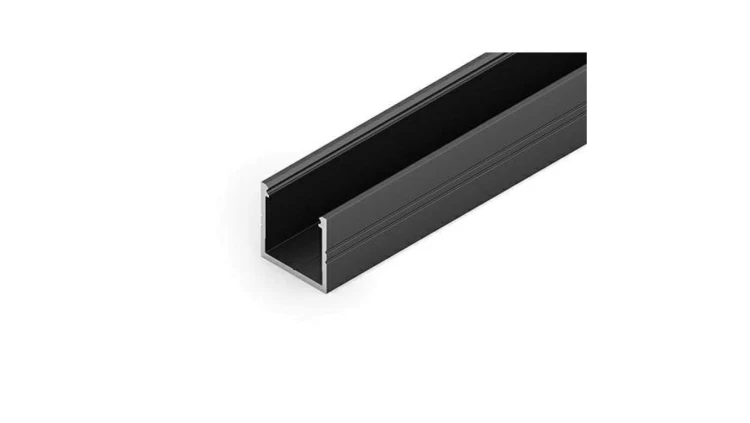 Profil Smart16 2m aluminiowy czarny B/U4 f1020021
